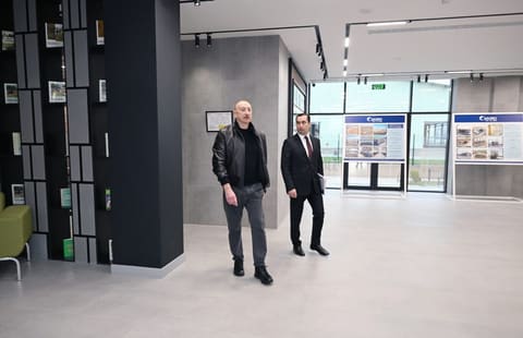 Prezident İlham Əliyev Şamaxıda “Şirvan Aqro” heyvandarlıq kompleksinin açılışında iştirak edib