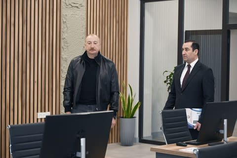 Prezident İlham Əliyev Şamaxıda “Şirvan Aqro” heyvandarlıq kompleksinin açılışında iştirak edib
