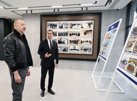 Prezident İlham Əliyev Şamaxıda “Şirvan Aqro” heyvandarlıq kompleksinin açılışında iştirak edib