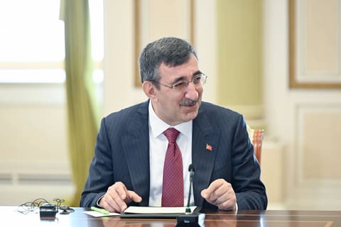İlham Əliyev Türk Dövlətləri Təşkilatına üzv dövlətlərin hökumət başçılarının görüşünün iştirakçılarını qəbul edib - YENİLƏNİB