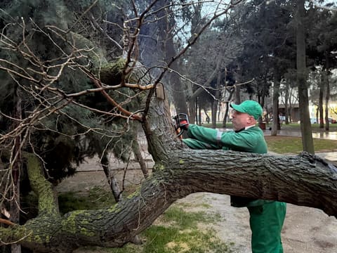 Bakıda intensiv yağışlar fəsadlar törədib, qurumlar gücləndirilmiş rejimdə işləyir