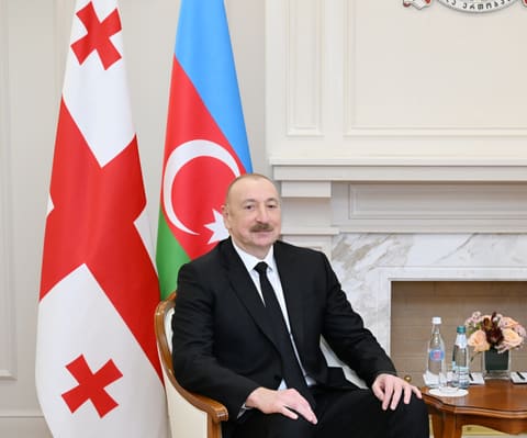 İlham Əliyevin Gürcüstanın Baş naziri İrakli Kobaxidze ilə təkbətək görüşü olub