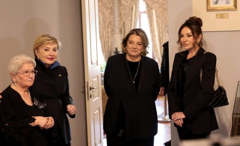 Mehriban Əliyeva Tiflisdə Axundzadənin ev muzeyini ziyarət edib