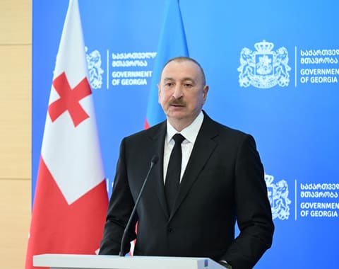 Azərbaycan Prezident və Gürcüstanın Baş naziri mətbuata bəyanatlarla çıxış ediblər - YENİLƏNİB 2