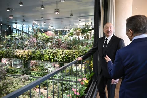 Tbilisidə Azərbaycan Prezidentinin şərəfinə lanç verilib