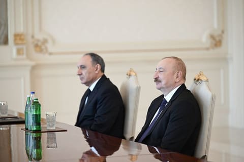  İlham Əliyev Türkiyə Ali Məhkəməsinin Baş prokurorunu qəbul edib