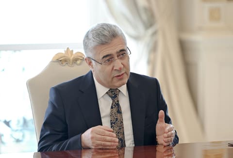  İlham Əliyev Türkiyə Ali Məhkəməsinin Baş prokurorunu qəbul edib