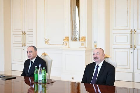  İlham Əliyev Türkiyə Ali Məhkəməsinin Baş prokurorunu qəbul edib