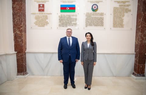 Səbinə Əliyevanın dəvəti ilə Slovakiya Ombudsmanı ölkəmizdə səfərdədir