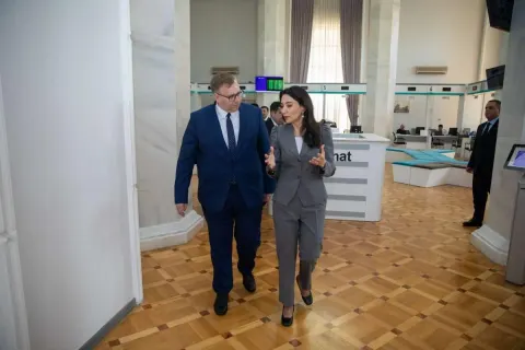 Azərbaycan və Slovakiya ombudsmanları əməkdaşlığı müzakirə ediblər - FOTOLAR