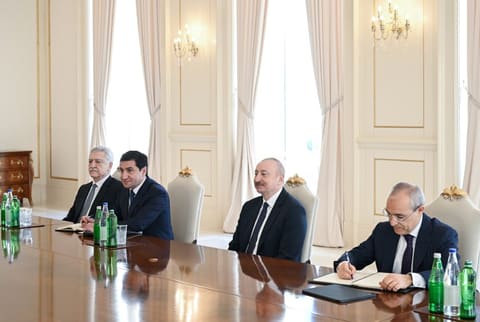 İlham Əliyev Litvanın Baş nazirini qəbul edib