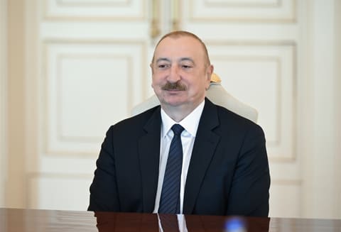 İlham Əliyev Türkiyənin daxili işlər naziri Mustafa Çiftçini qəbul edib