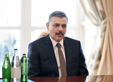 İlham Əliyev Türkiyənin daxili işlər naziri Mustafa Çiftçini qəbul edib