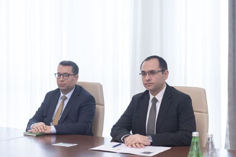 Məcnun Məmmədov Mentorluq Proqramı çərçivəsində “Yüksəliş” müsabiqəsinin qalibləri ilə görüşüb