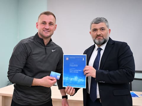 Məşqçilərə diplom təqdim olunub