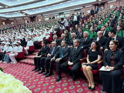 Firudin Qurbanov Türkmənistanda keçirilən 3-cü Beynəlxalq Riyaziyyat Olimpiadasının açılışında iştirak edib