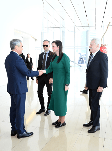 Litvanın Baş naziri İnqa Ruqiniene Heydər Əliyev Mərkəzində olub