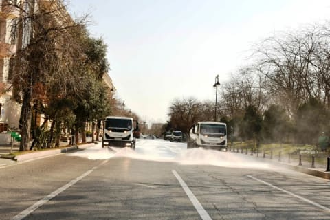 BŞİH:  Bakıda 550 küçə yuyulub