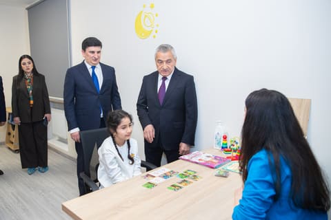 Əlilliyi olan uşaqlar üçün yeni günərzi qayğı mərkəzi istifadəyə verilib