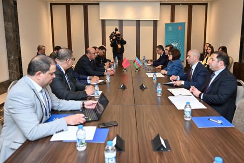 Sahibə Qafarova Mərakeş Krallığı Parlamentinin Müşavirlər Palatasının sədri ilə görüşüb