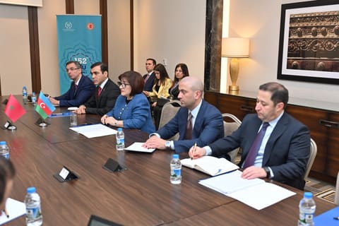 Sahibə Qafarova Mərakeş Krallığı Parlamentinin Müşavirlər Palatasının sədri ilə görüşüb
