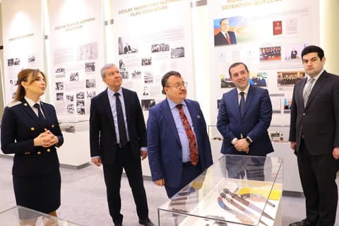 Baş prokuror Türkiyə Respublikası Ali Məhkəməsinin nümayəndə heyətini qəbul edib