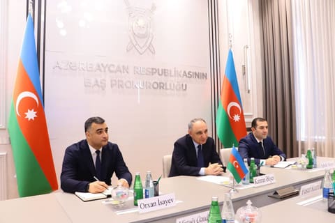 Baş prokuror Türkiyə Respublikası Ali Məhkəməsinin nümayəndə heyətini qəbul edib