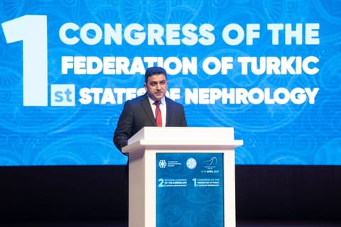 “Azərbaycan Daxili Xəstəliklər Dərnəyinin II Milli Türk Dövlətləri Nefrologiya Federasiyasının I Konqresi” uğurla başa çatıb - FOTOLAR