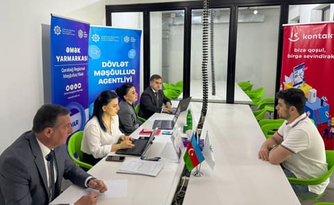 Xankəndi şəhərində növbəti əmək yarmarkası keçirilib