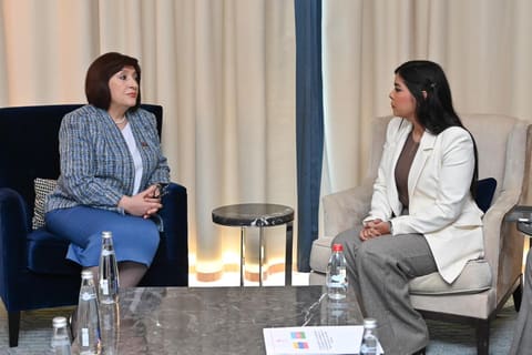 Sahibə Qafarova Venesuela Parlamentinin vitse-spikeri ilə görüşüb