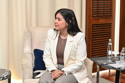 Sahibə Qafarova Venesuela Parlamentinin vitse-spikeri ilə görüşüb