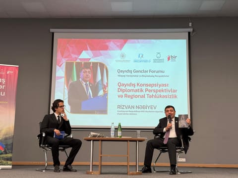 Xankəndidə "Qayıdış: Gənclər Forumu - Hüquqi Yanaşmalar və Beynəlxalq Perspektivlər" mövzusunda tədbir keçirilib - FOTOLAR