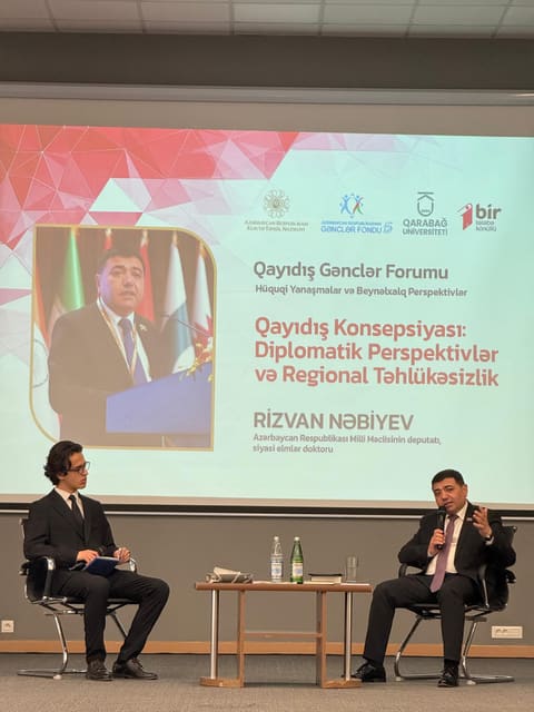 Xankəndidə "Qayıdış: Gənclər Forumu - Hüquqi Yanaşmalar və Beynəlxalq Perspektivlər" mövzusunda tədbir keçirilib - FOTOLAR