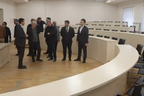 Türkiyə Ali Məhkəməsinin nümayəndə heyəti Xankəndidə bərpa işləri ilə tanış olub - FOTOLAR