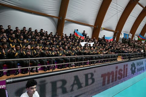 “Ordu” komandası voleybol üzrə Yüksək Liqada ikinci yeri tutub