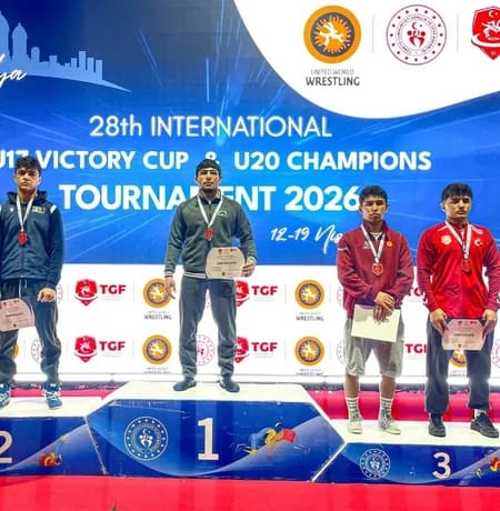 Azərbaycan güləşçiləri Antalyada 13 medalla yadda qaldı