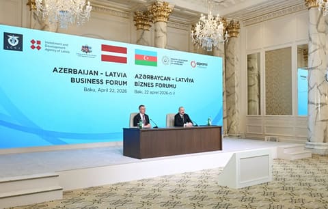 Bakıda Azərbaycan-Latviya biznes-forumu keçirilib - YENİLƏNİB