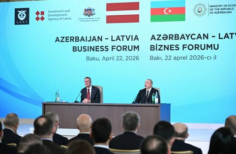 Bakıda Azərbaycan-Latviya biznes-forumu keçirilib - YENİLƏNİB