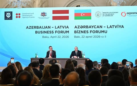 Bakıda Azərbaycan-Latviya biznes-forumu keçirilib - YENİLƏNİB