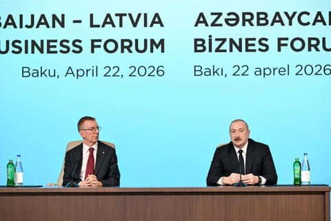 Bakıda Azərbaycan-Latviya biznes-forumu keçirilib - YENİLƏNİB