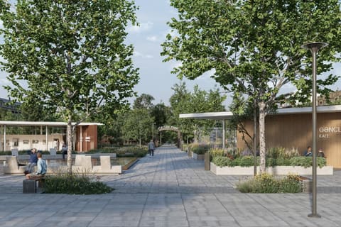 Bakıda Atatürk və Antena parkları birləşdirilir, yeni piyada zonası yaradılacaq - FOTOLAR