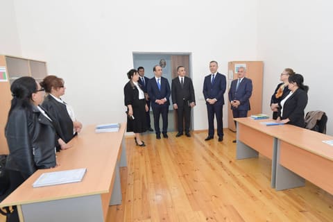 Mətin Kərimli Tərtərdə tədris prosesini izləyib