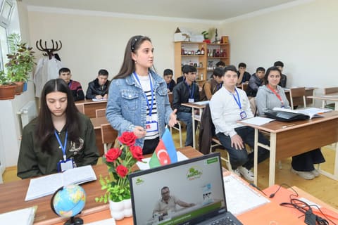 Mətin Kərimli Tərtərdə tədris prosesini izləyib