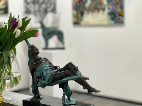 Discovery Art Fair sərgisində Azərbaycan uğurla təmsil olunur - FOTOLAR