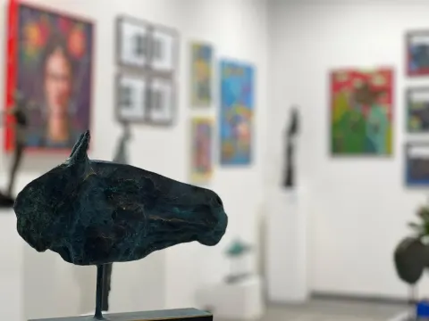 Discovery Art Fair sərgisində Azərbaycan uğurla təmsil olunur - FOTOLAR