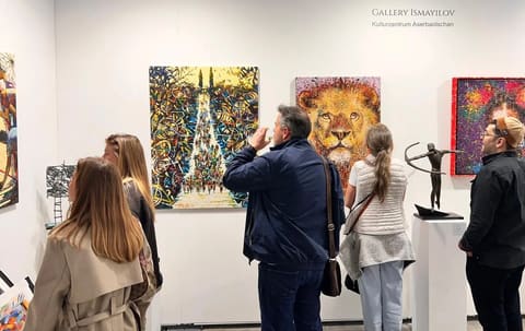 Discovery Art Fair sərgisində Azərbaycan uğurla təmsil olunur - FOTOLAR
