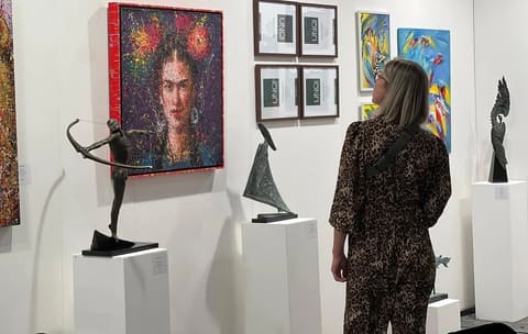 Discovery Art Fair sərgisində Azərbaycan uğurla təmsil olunur - FOTOLAR