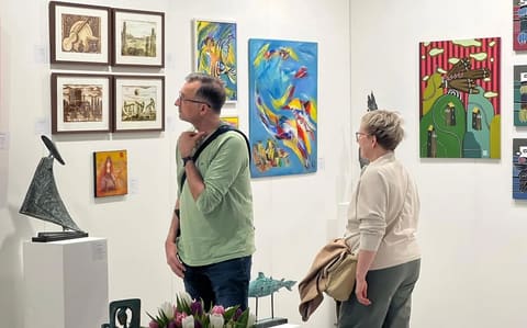 Discovery Art Fair sərgisində Azərbaycan uğurla təmsil olunur - FOTOLAR