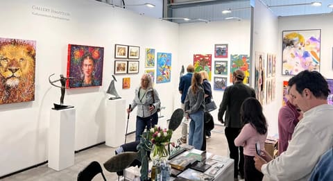 Discovery Art Fair sərgisində Azərbaycan uğurla təmsil olunur - FOTOLAR