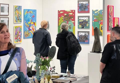 Discovery Art Fair sərgisində Azərbaycan uğurla təmsil olunur - FOTOLAR